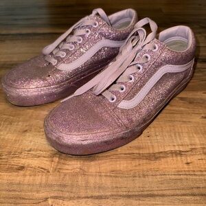 Vans Sparkly Light Purple Sneakers (USED)